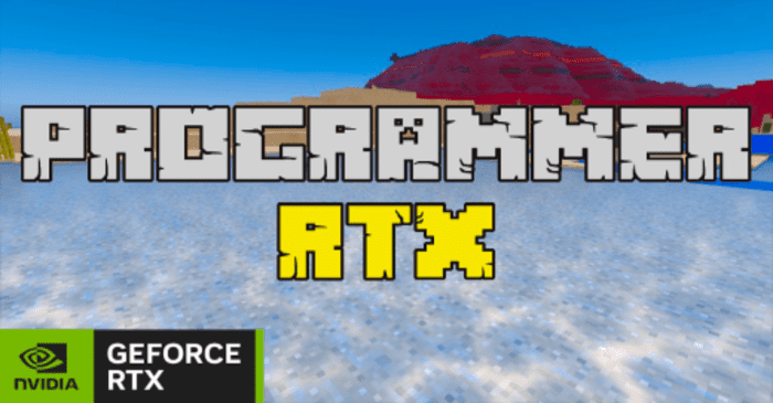 Programmer's RTX Texture Pack (1.20) - MCPE/Bedrock 